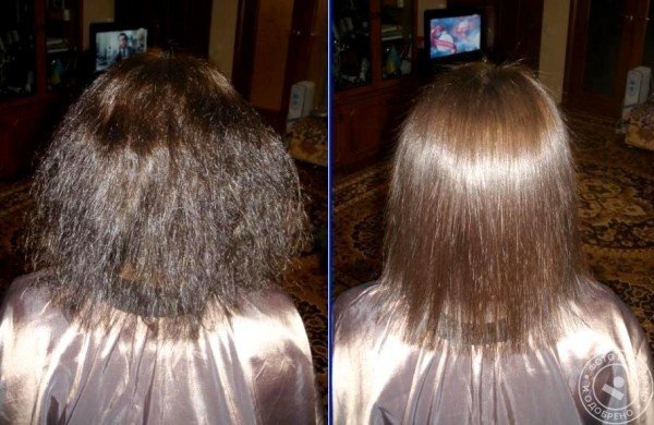 Кератиновое выпрямление на тонкие волосы фото